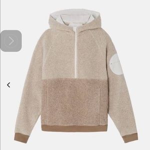 Outdoor Voices MegaFleece 1/2 Zip Hoodie Oatmeal